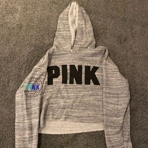 VS PINK cropped hoodie